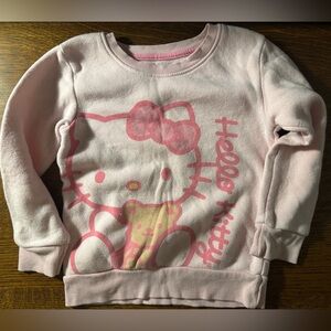 Hello Kitty Light Pink Kids Sweatshirt~Size 4T